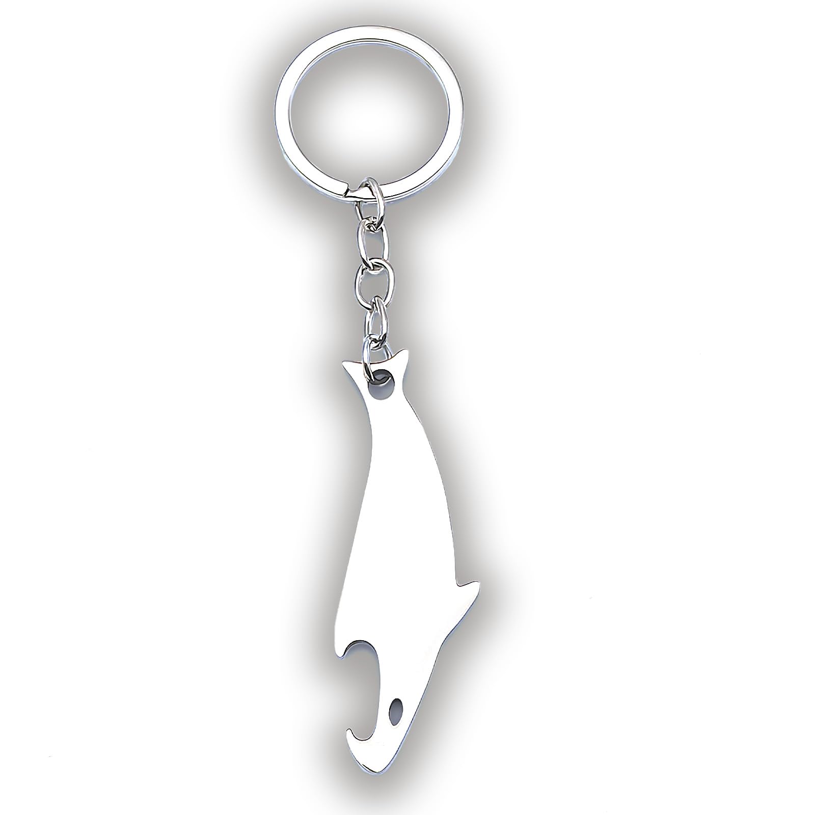 Zynara Hai Schlüsselanhänger, Glücksbringer Flaschenöffner Fisch Geschenk für Männer, Vatertag, Weihnachten