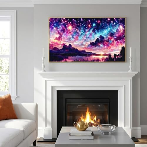 Image of HASTHIP Diamond Painting Kit 5D DIY Starry Night Canvas