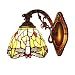 Produktbild DALUXE Klassischer Tiffany-Stil-Glas-Lampe Multicolor Wandleuchte Leuchte Barockbett mediterraner Stil Spiegelkorridore Küche Schlafzimmereingang E27 20 * 16 cm