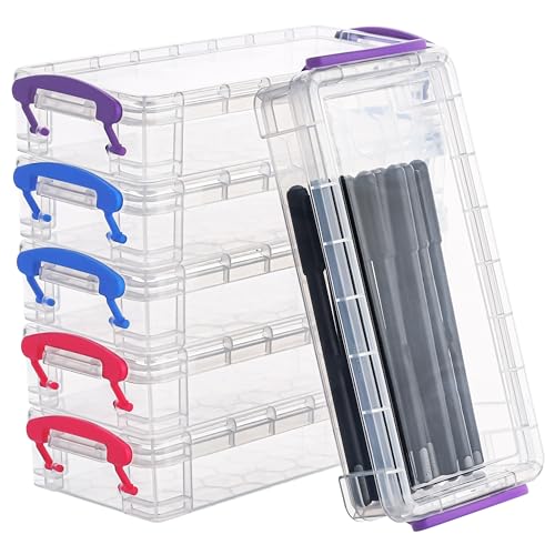 31-teilige Aufbewahrungsboxen Set - Transparent Mit Deckel Für Schmuck & Kleinteile