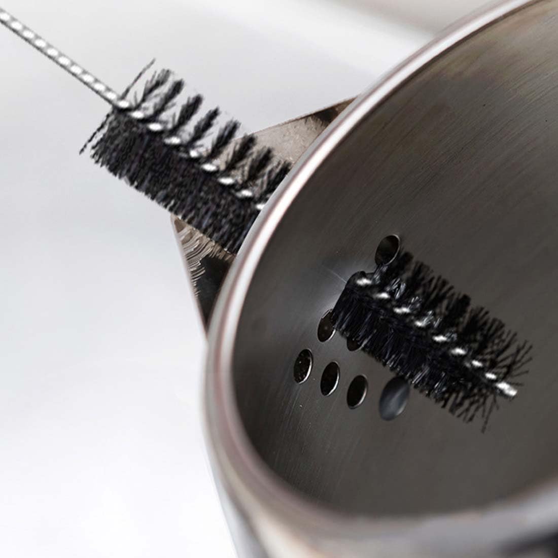 XPEX 10Pcs Tube Brosse De Nettoyage,Goupillon Bouteille,Brosse De Nettoyage Tube Pour Bouteille En Verre Bébé Biberon Bouilloire Clavier, Tuyau Brosses De Nettoyage,Brosse De Nettoyage Bouteille