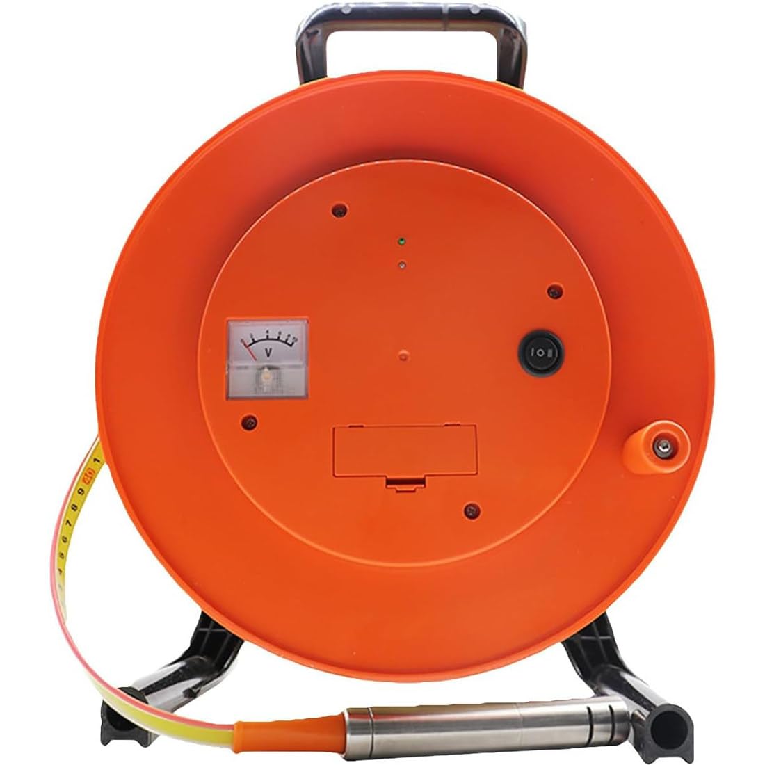Misuratore di livello dell'acqua profonda da 20 m, strumento portatile di misurazione delle acque sotterranee per pozzi, serbatoi e tubi