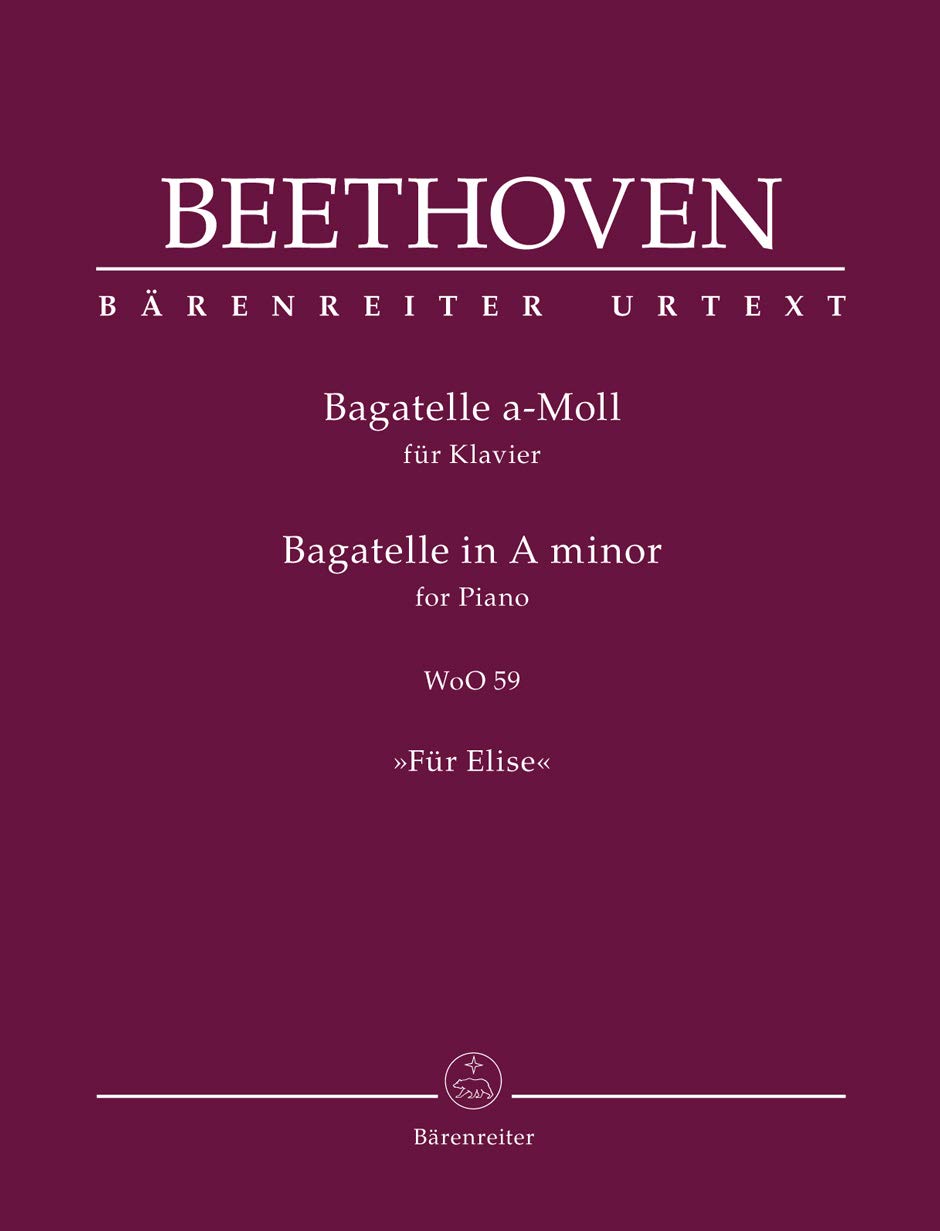 Bagatelle in A minor, WoO 59 Für Elise (Piano)