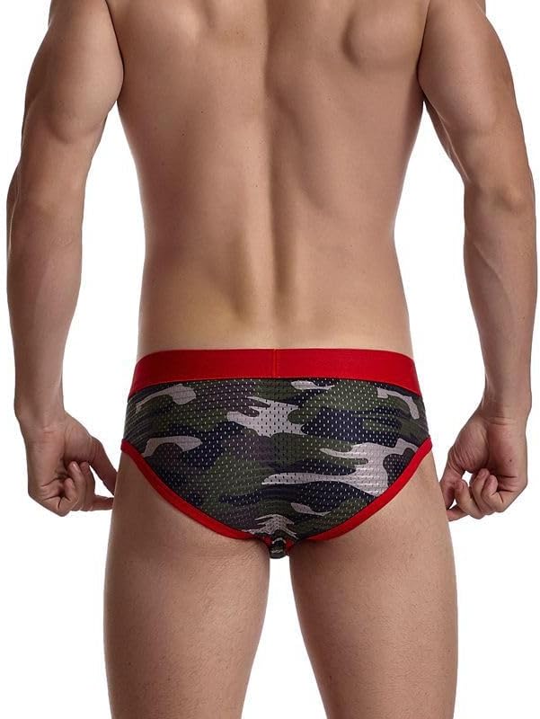 JOCKMAIL Men's Underwear Briefs Men's Sexy Briefs Breathable Comfortable Mesh Underwear Men's Low Rise Briefs - Image 8