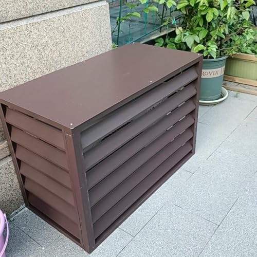 Cadre en aluminium pour climatiseur extérieur | Érable durable