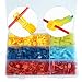 Horloy 240 PCS/120 Pairs T-Tap Wire Terminals Quick Splice Electrical Connectors Self-Stripping and Nylon Fully Insulated Male Spade Disconnect Kit