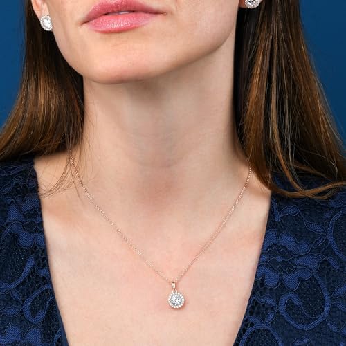 Diamond Treats Halsketting met hanger van 925 zilver in Entourage met