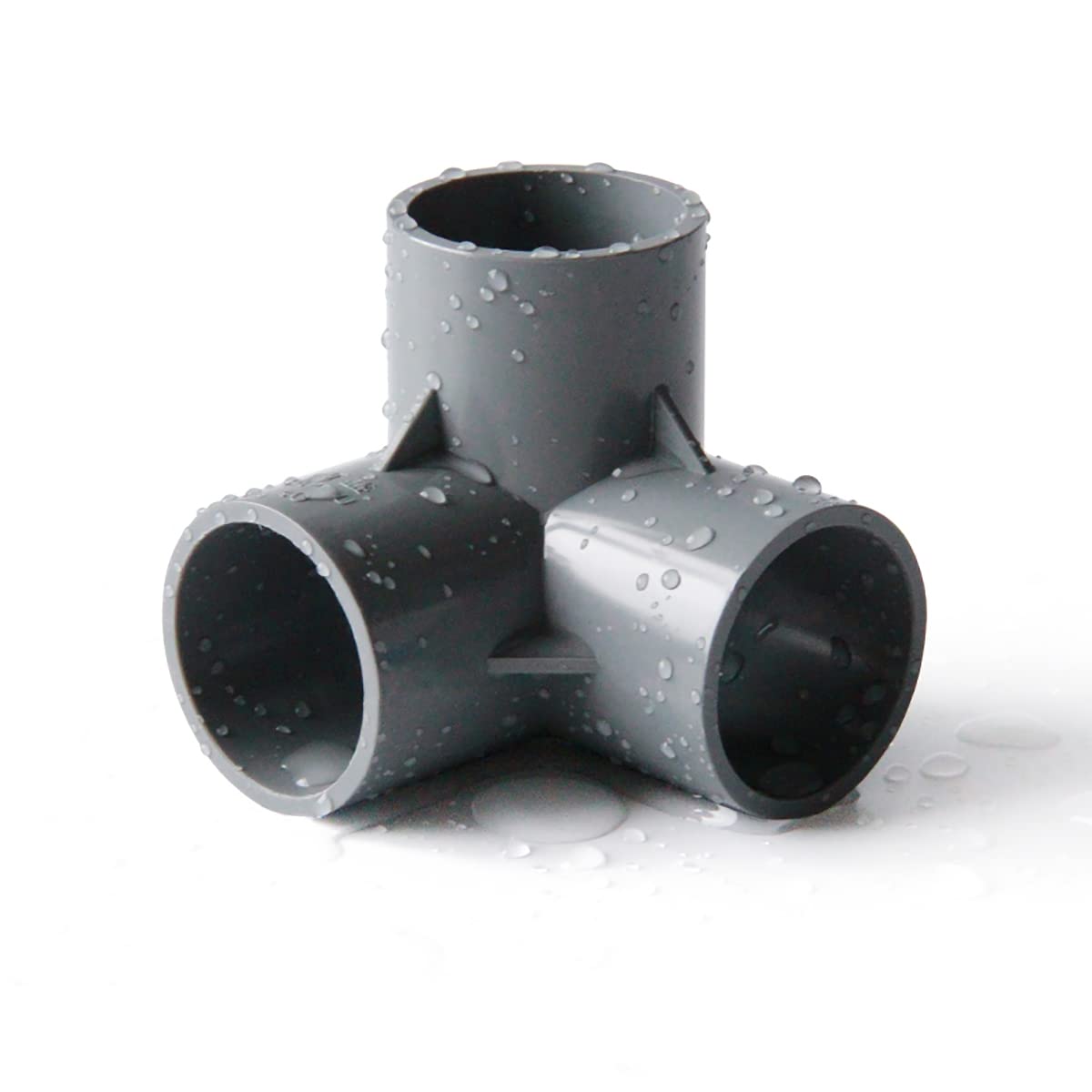 Schlauchadapter, Schlauchrohrverbinder, 1 Stück, PVC-3-Wege-Winkelverbinder, metrisch, 20, 25, 32, 40, 50 mm, lösungsmittelgeschweißte Druckrohrverschraubungen, Aquarium, Teich, Pool, Gartenrohr, DIY,
