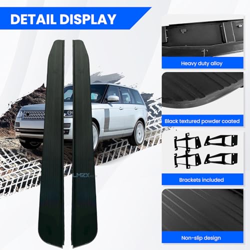 Estribos laterales para Range Rover 2013-2022, negro miniatura 3