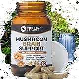 The Herban Shaman Mushroom Supplement Brain Support | Organic Lions Mane, Cordyceps, Ginkgo Leaf,...