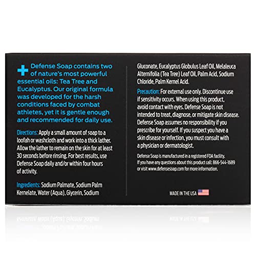 Defense Original Tea Tree Bar Soap 4.2 Oz (Pack Of 12) #TOP7