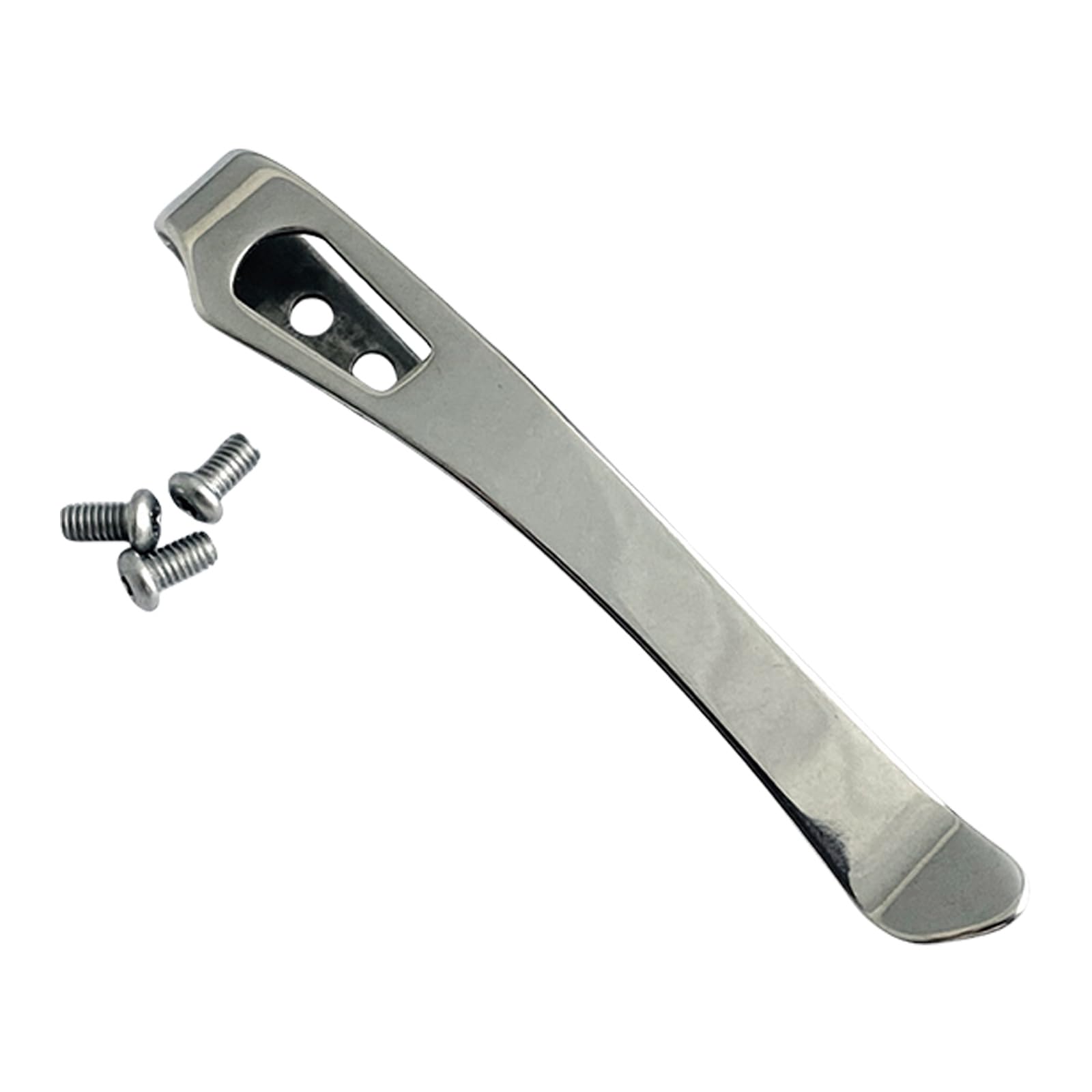 Woedpez White 2 Reinforced 420Ss Folding Cutter Clip Corrosion-Resistant Multi-Tool Holder For Assemblies Craft Pockets Clip