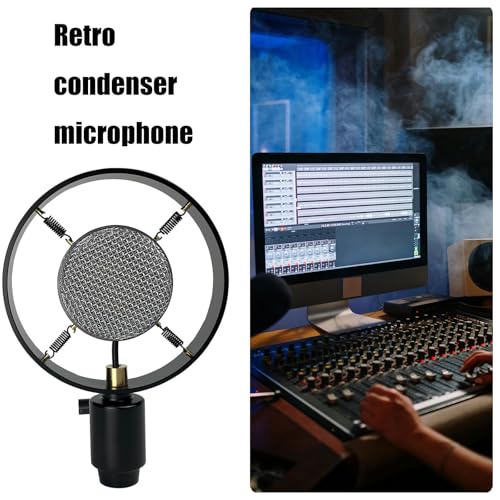 YIBAISI Antique Vintage Classical Theater Speech Live Vocal 26mm Big Diaphragm Condenser Microphone Replacement - Thumbnail 5