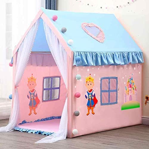 YS, Light Weight Kids Theme Play Theme Tent House for Kids 3-13 Year Old Kids Girls and Boys | Blue (King Blue) (B0BVMFMLCQ) Amazon Price History, Amazon Price Tracker