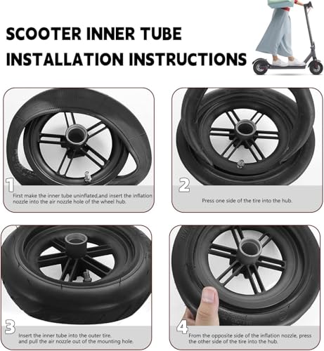 Hromra Scooter Tire and Tube Set