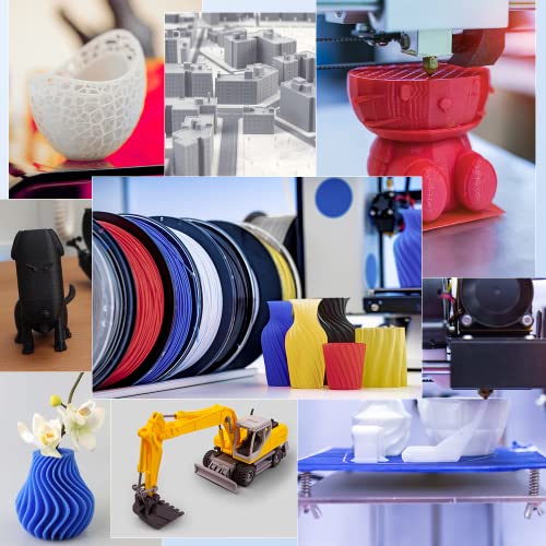 Image of Creality ABS Filament 1.75mm, 3D Printer Filament, No-Tangling, Strong Bonding and Overhang Performance Dimensional Accuracy + /-0.02mm, 2.2lbs /Spool
