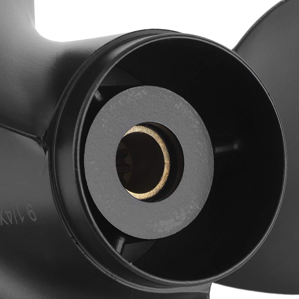 Elice Esplosivo in Lega di Alluminio ad Alta Prestazione 3 Pale 10 Sostituzione del Dente Spline per 9 9Hp 15hp Motori Esterni 9 1/4 x 11 Pitch 5810093743019