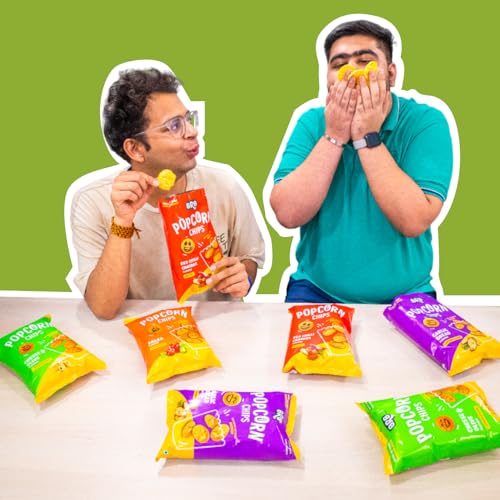 Image of BRB Corn Popped Chips | Cheese & Olive - Flavour | Not Fried. Not Baked | 30% Less Oil, No Palm Oil, Healthy Snack | 5 x (48g /51g) Combo Pack (weight may vary) (Pack of 2)