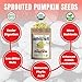 Brothers Nuts Spicy Basil Pumpkin Seeds – Organic, Sprouted Pumpkin Seeds – Healthy Keto Snack – Vegan, Gluten-Free, Kosher – No Preservatives – 6 oz