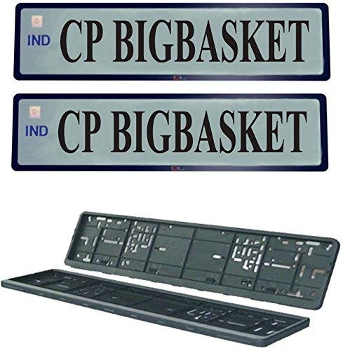 Auto Oprema (Award Winner at INDIA'S Rising Star 2024) Car Number Plate Frame Set of Two (Front and Back) for Maruti Suzuki Gypsy King - Image 2 thumbnail