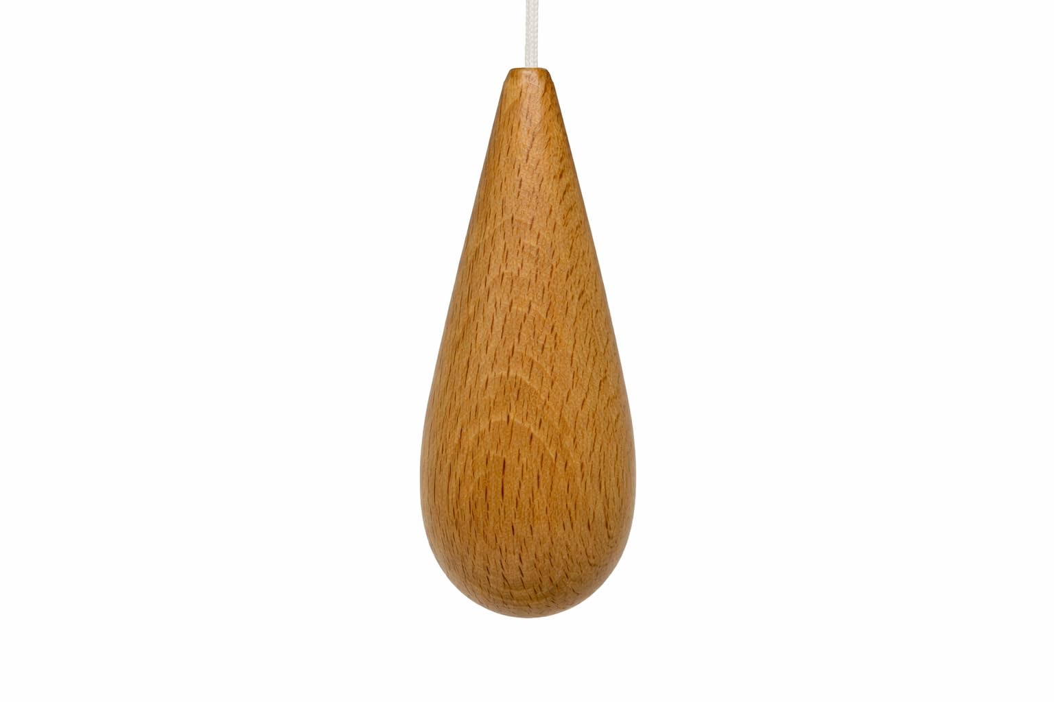 Hand Crafted Wooden Light pulls Made from a Variety of Hardwoods, Ideal for Bathroom, lamp and Ceiling Fan Pull Cords (Beech) — image 1