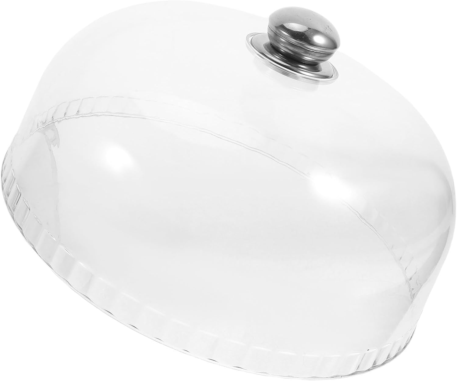 Acrylic Dome Cake Cover for Pies and Cakes with Handle, round Food Protector for Home and Party Use, Easy Viewing Dustproof Dessert Display Cover
