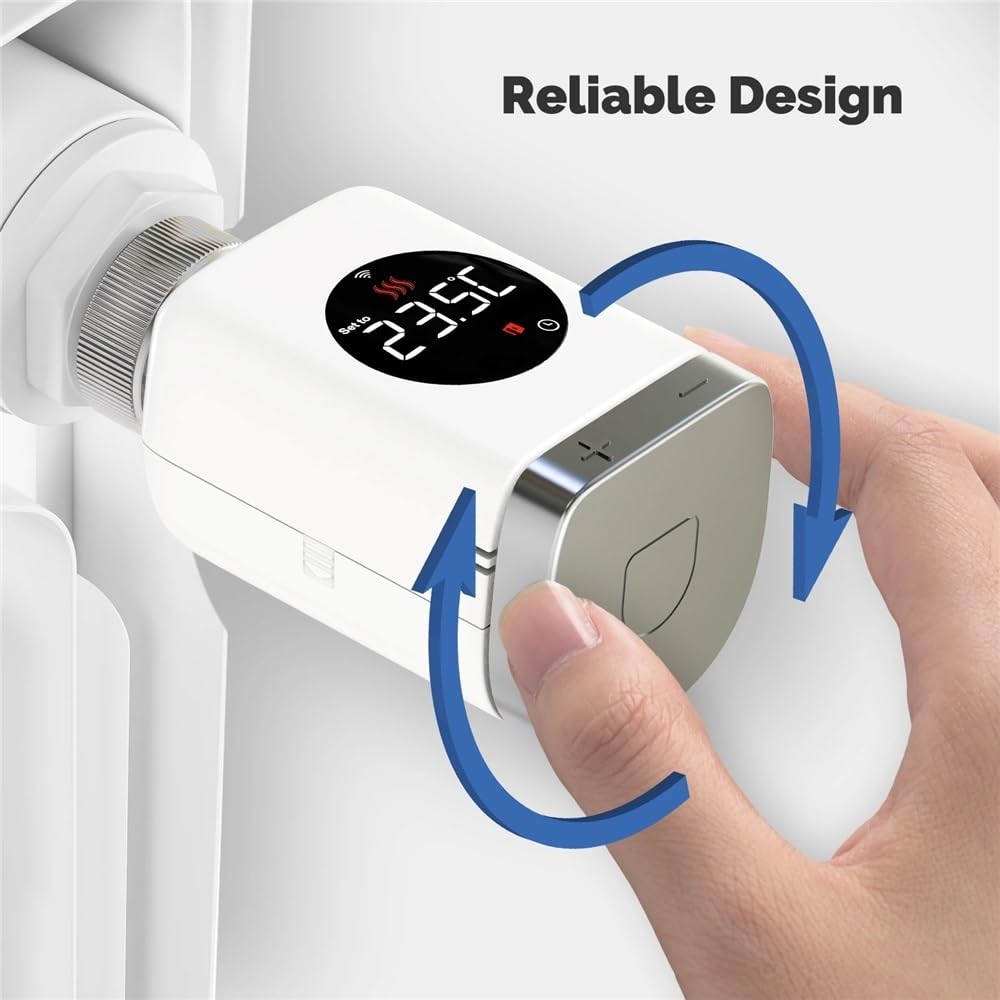 Valvola termostatica for radiatore Smart Wifi/ZigBee TRV, app programmabile, regolatore di temperatura remoto(3 PCs zigbee)