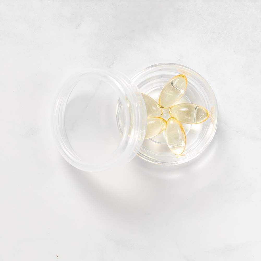 ZEJIATiny Sample Containers 3 Gramme Sample Jars 100pcs Makeup Sample Containers with Lids