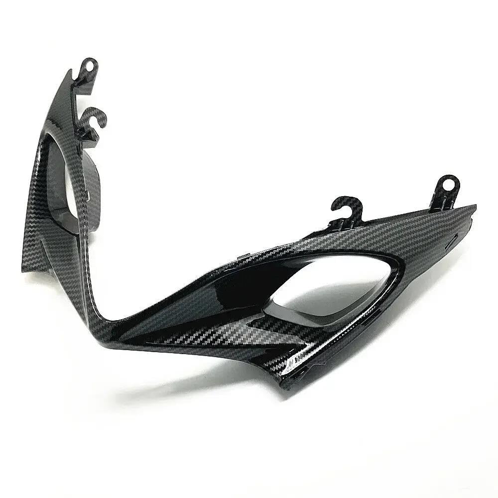 Carbon Fiber Look Front Nose Air Intake Ram Fairing For Suzuki GSXR 1000 2005-2006 (ABS Plastic, Hydro Dipped)