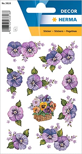HERMA Sticker Decoration Steppottybirds, Pansy, Small