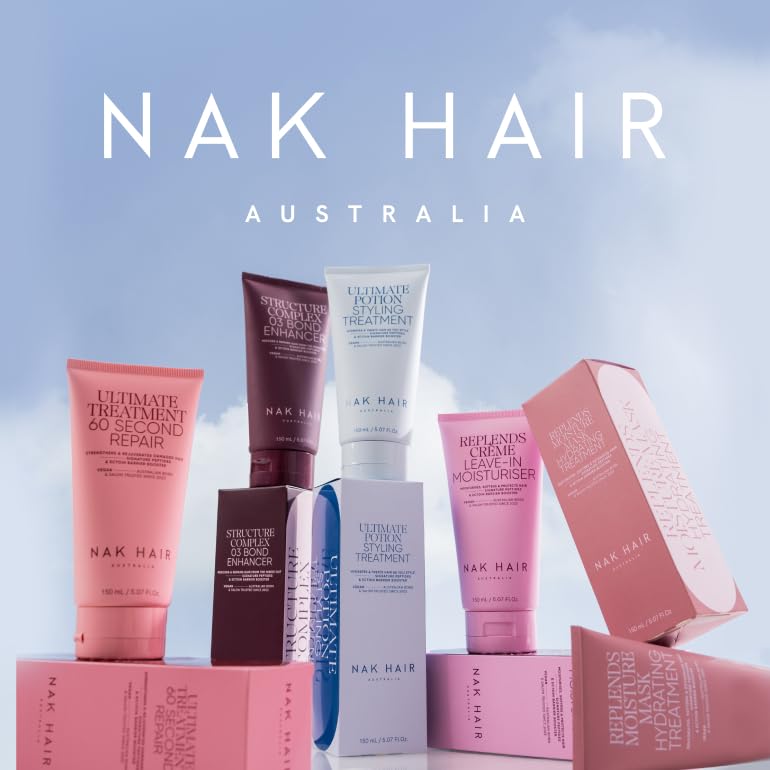 NAK Signature Sea Salt Hair Spray 250ml - Texturizing, Styling Hair Mist for Beach Waves & Volume with Natural Vegan Complex