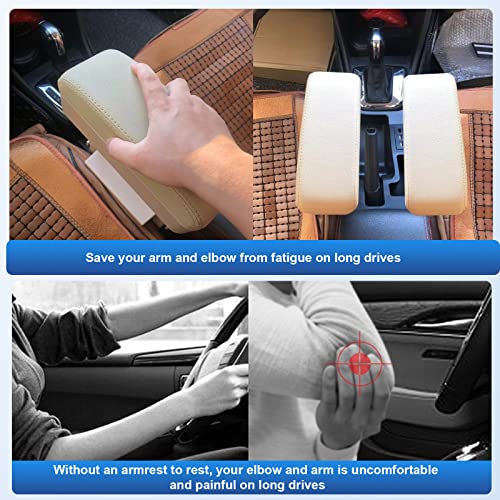 Image of CDEFG Car Armrest Support Elbow Rest Pad Armrest Extender Console Storage Organizer Universal Fit for Most Cars