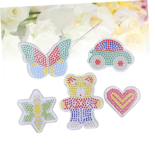 Toyvian 5 Peças DIY Névoa Amor Estrela Hexagonal