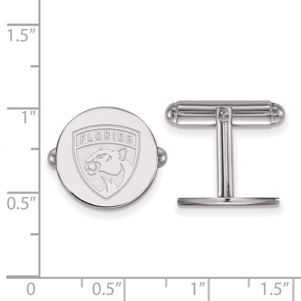 Florida Panthers Cufflinks (Sterling Silver)