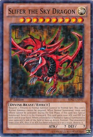 Amazon.com: YU-GI-OH! - Slifer The Sky Dragon (PGLD-EN032) - Premium Gold -  Unlimited Edition