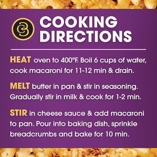 Cracker Barrel Oven Baked Cheddar Havarti Macaroni and Cheese Dinner (12.3 oz Pouch)