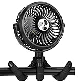 ❤Starker Luftstrom & Geräuscharm❤ Der Wind des USB Ventilators ist sehr groß und Sie können die Kühle in 2 Metern Entfernung spüren. Selbst bei maximaler Windgeschwindigkeit beträgt das Geräusch weniger als 50 dB und der Körper des Ventilators ist nicht heiß.