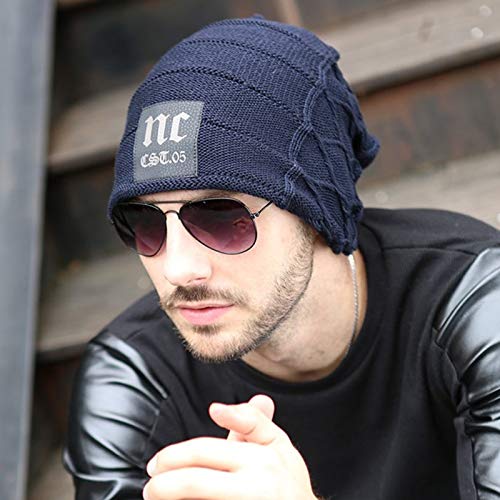 Alexvyan Imported Casual and Formal Mens and Womens Woolen Inside Fur Warm Winter Soft Beanie NC Cap Hat