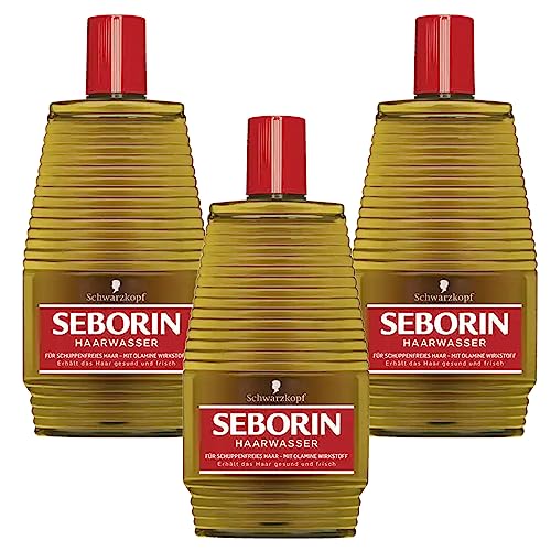 Schwarzkopf Seborin - Tónico para el cuero cabelludo seco y anticaspa, 3 unidades, 400 ml cada uno