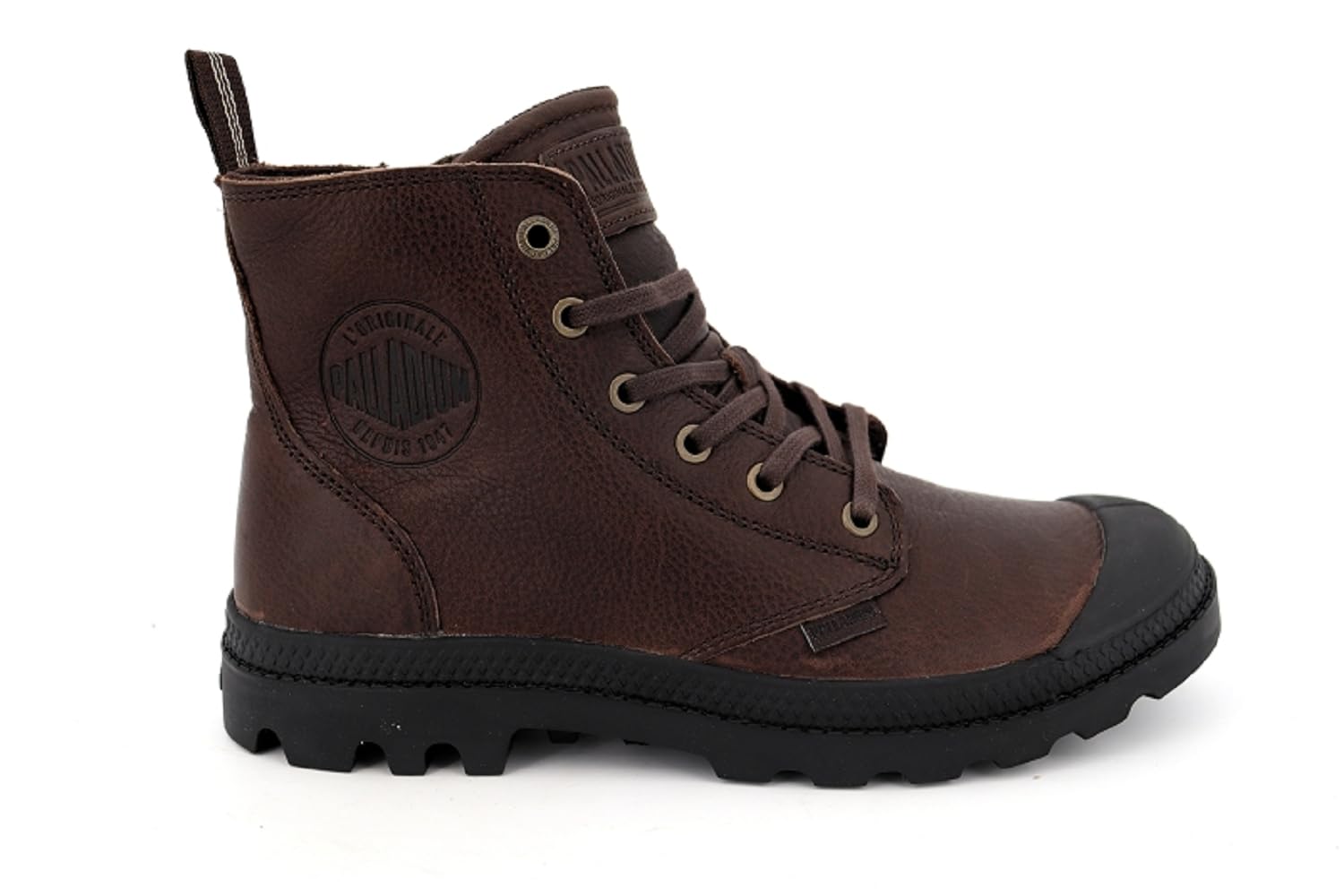 Shoes Palladium | Pampa Hi Zip Lth Ess | Bison
