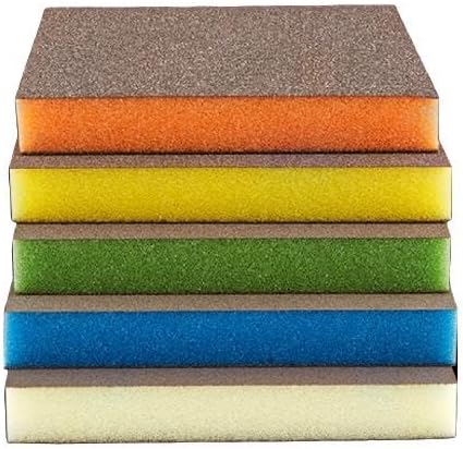Buy Indasa Rhyno Sponge Double Sided Hand Sanding Pads, Micro Fine
