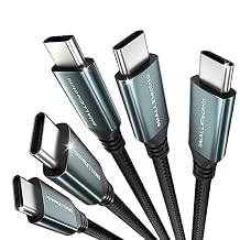 USB C to USB C Charging Cable,5 Pack 3 ft 60W Type C Fast Charger Cord for Apple iPhone 16/16 Plus/16 Pro Max/iPhone 15/15 Plus/ 15 Por Max,MacBook/iPad/Android Samsung Galaxy S22 S23 and More