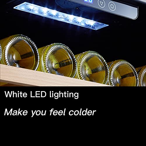 Kalamera 15 inch Beverage Cooler Refrigerator With Seamless Stainless