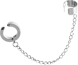 [SEIYA INTERNATIONAL] フェイクピアス メンズ レディース ノンホール イヤリング イヤーカフ チェーン 穴なしピアス 韓国 片耳