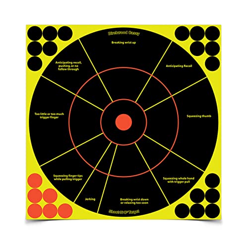 Shoot-N-C Handgun Trainer Targets - 5 Count