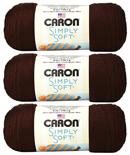 Image of Caron 170 g Balls of Caron Simply Soft Yarn, Pack of 3, Bone Parent