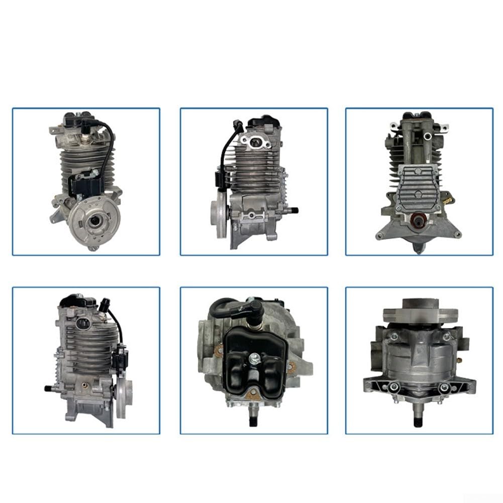 Cilindro di assemblaggio motore in metallo per soffiatore per foglie BR800 e BR800X, parte 4283-0200-0200, unità motore di ricambio argento per prestazioni migliorate del flusso d'aria, 20 x 20 x 22