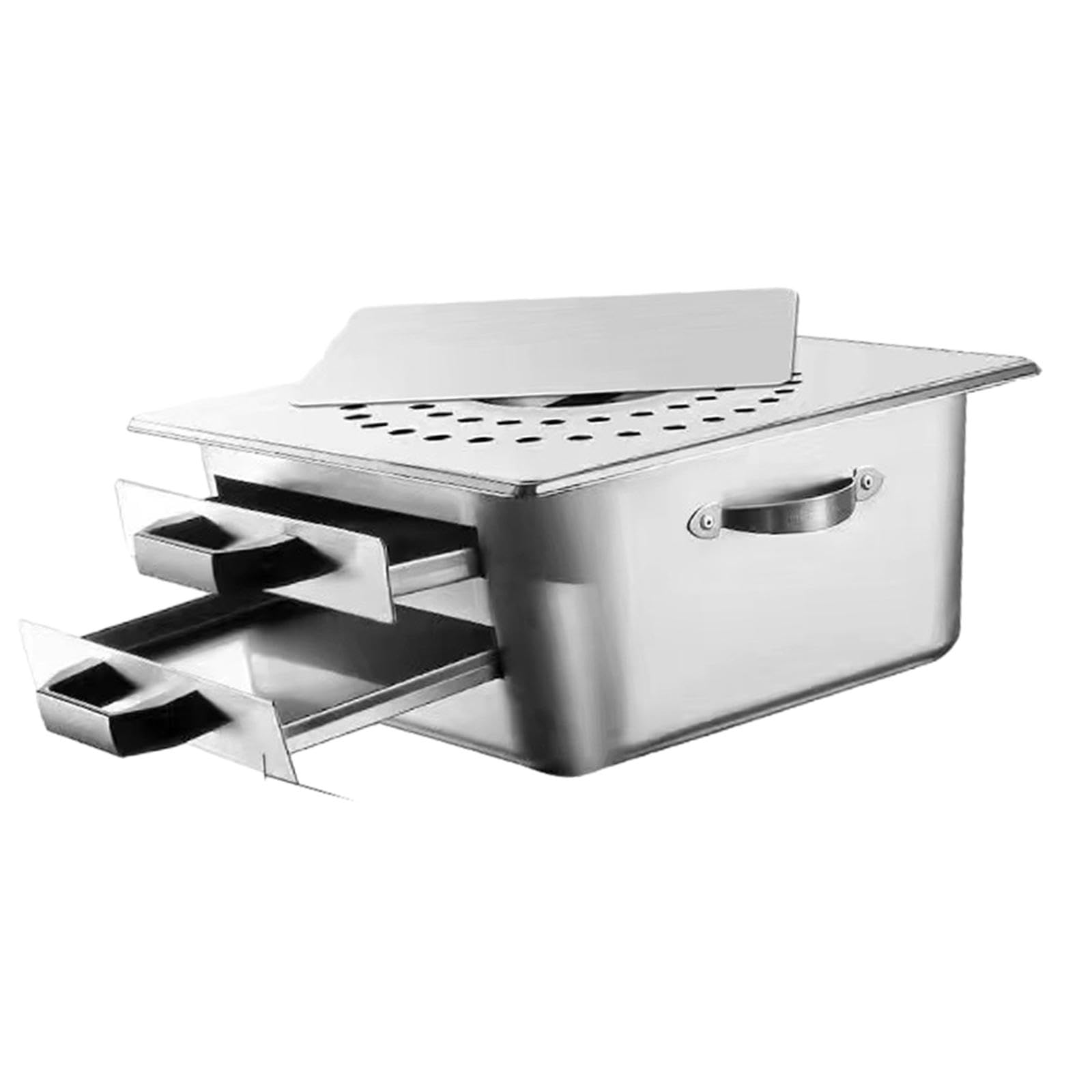 Rice Roller Maker Rice Noodle Roll Steamed Easy Clean Vermicelli Roll Steaming Double Layer-image-39