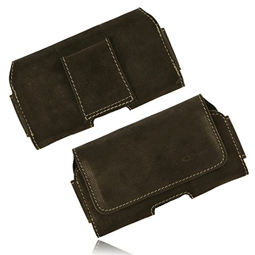 OrLine Funda de piel para Lenovo C2, hecha a mano