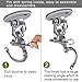 SELEWARE 2500 lb Capacity 360° Swivel Swing Hangers, Heavy Duty Swing Hooks with 4 Screw for Concrete Ceiling Wooden Hanging Hardware for Porch Chair Playground Hammock Gym Swing Sets
